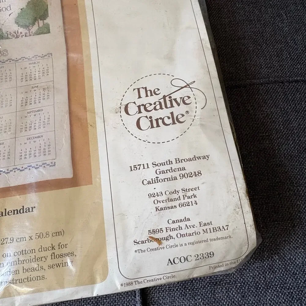 Vintage counted cross